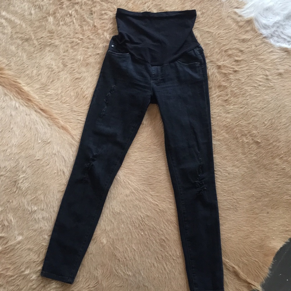 AG Black Maternity Jeans
